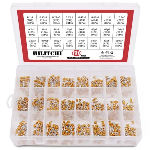 Miniatura 7 de Hilitchi - Kit surtido de condensadores electrolíticos de cerámica