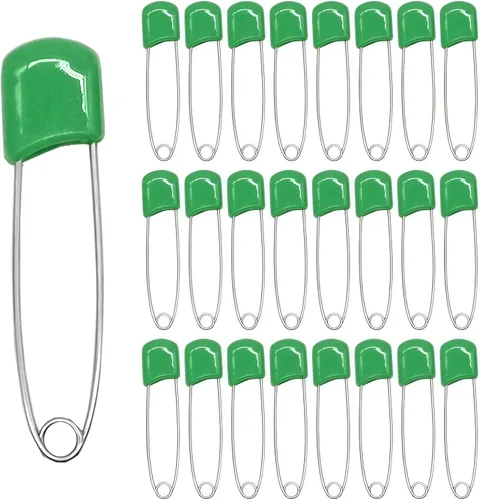 Miniatura 14 de Paquete de 50 pasadores de pañales con cerradura, pasadores de plástico de seguridad reutilizables para proyectos de cuidado del bebé (negro)