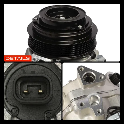 Miniatura 9 de A-Premium Compresor de aire acondicionado con embrague compatible con Toyota RAV4 2.5L 2013-2018, FWD, GAS