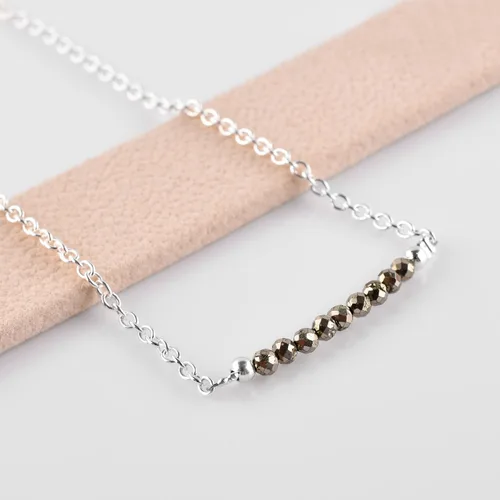 Miniatura 43 de YANARA Pulsera de tobillo para mujer, piedra de nacimiento natural, cuentas de piedras preciosas, tobillera delicada hecha a mano de 9 pulgadas +