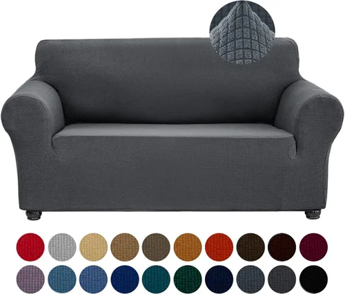 Miniatura 59 de Joccun Funda Elástica para Silla Sofá, Funda de Sofá de 1 Pieza Tela Jacquard de Spandex con Parte Inferior Elástica, Protector de Muebles Lavable