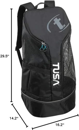 Miniatura 6 de TUSA Mochila de malla BA-0103 Negro