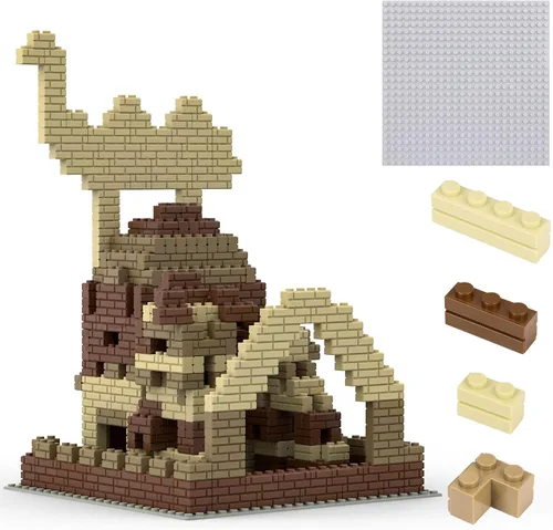 Miniatura 10 de Placas base clásicas compatibles con ladrillos y placas base, juego combinado de base de construcción de 10 x 10 pulgadas y 10 x 5 pulgadas, placas