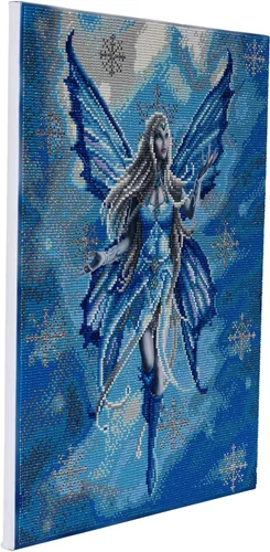 Miniatura 2 de Snow Fairy by Anne Stokes Crystal Art Kit de manualidades de tamaño completo para manualidades, pintura de diamante 5D, arte de pared sobre lienzo