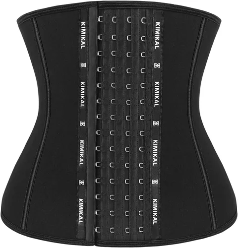 Miniatura 6 de KIMIKAL Corsé de cintura para mujer, faja moldeadora de cintura, fajas colombianas, reductor de cintura, control de barriga, huesos de acero, tops