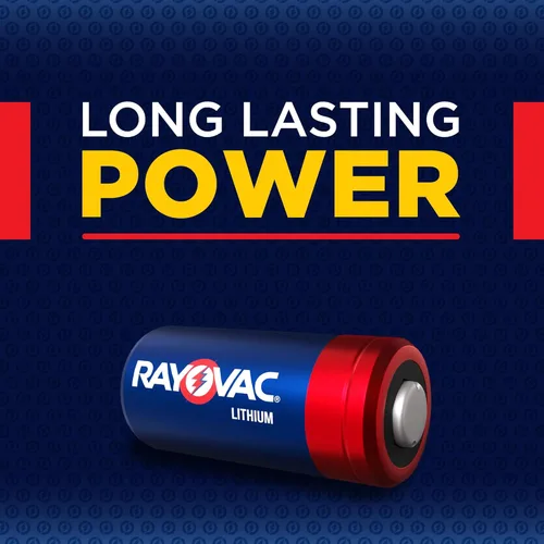 Miniatura 6 de Rayovac Baterías de 123 A (paquete de 8), baterías de litio 123A, ideales para cámaras