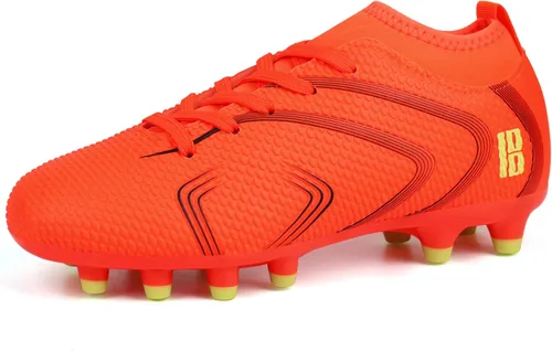 brooman Zapatos de fútbol para niños y niñas, zapatos de fútbol para exteriores