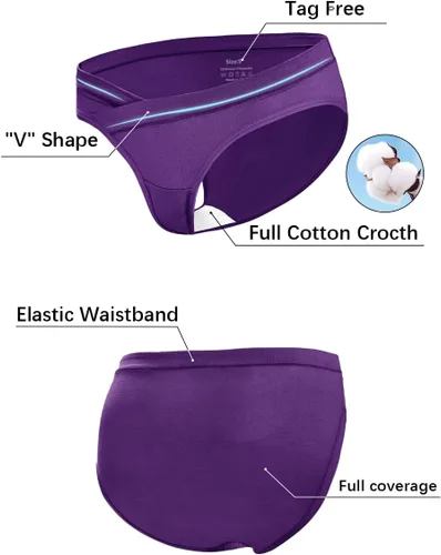 Miniatura 5 de Molasus Ropa interior de maternidad cruzada de algodón debajo de la protuberancia de embarazo Bikinis Bragas