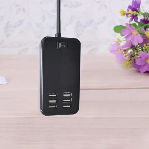 Miniatura 4 de Estación de carga USB, puerto de carga USB de 6 puertos adecuado para teléfonos inteligentes, todos los dispositivos de carga con SBU, cargador