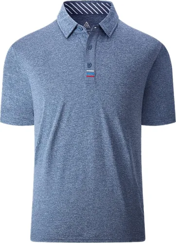 GEEK LIGHTING Camisas tipo polo para hombre, camisas de golf con cuello de manga corta para verano, camisetas casuales