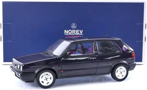 Miniatura 7 de Norev 1991 Golf GTI Fire and Ice Dark Purple Metálico 1/18 Diecast Model Car 188558