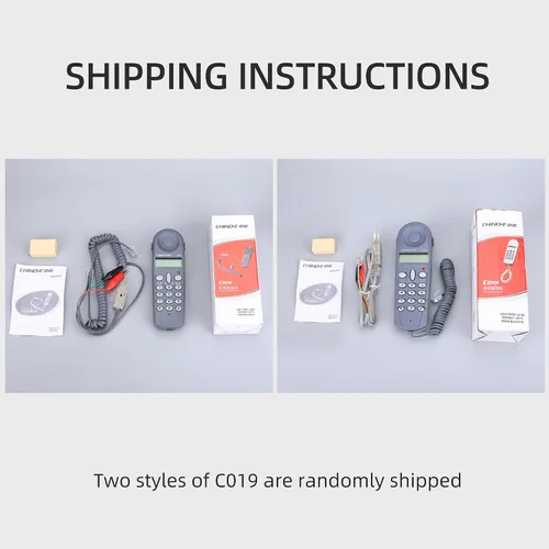 Miniatura 3 de Línea telefónica de control de telecomunicaciones Línea de control dedicada Máquina de línea de encuesta Chino-E C019 probador a cocodrilo Clip Set
