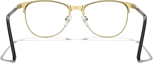Miniatura 4 de Gafas de lectura de ojo de gato para mujer, estilo retro, para lecturas en computadora, con bisagras de resorte. Oro&negro-51