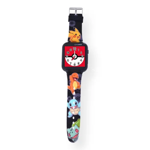 Miniatura 6 de Reloj inteligente interactivo para niños Pokémon – Reloj con pantalla táctil con juegos, cámara, grabadora de voz, contador de pasos, alarma