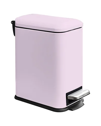 Miniatura 35 de Cubo de basura pequeño para baño con tapa, cubo de basura de 1.3 galones con cubo interior extraíble, cubo de basura delgado con tapa de cierre