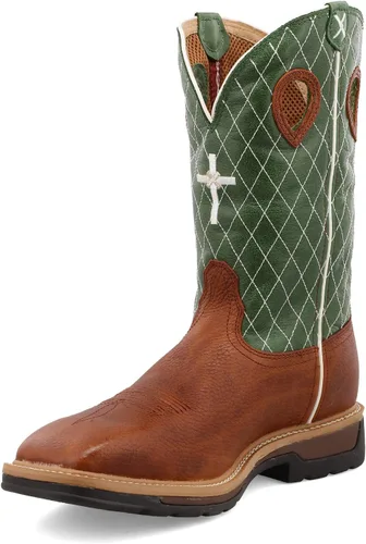 Miniatura 107 de Twisted X Botas Tech X para hombre de 12 pulgadas, botas occidentales casuales para hombre