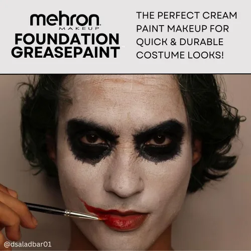 Miniatura 5 de Mehron Greasepaint- Base de maquillaje(1.25 onzas), Negro