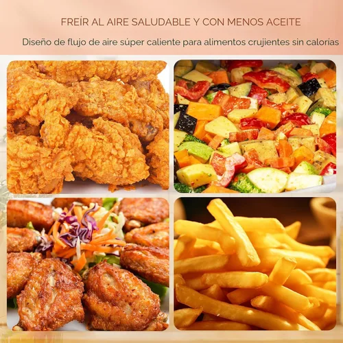 Miniatura 6 de Nuwave Brio - Horno freidora de aire rotisserie 10 en 1 de 15.5 cuartos de galón, tamaño familiar XL, freír con aire uniforme y crujiente