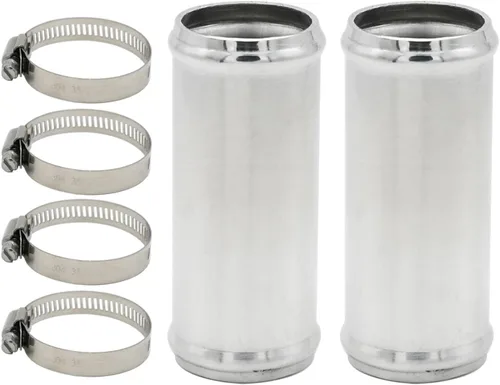 Miniatura 12 de 102 mm (4"), diámetro exterior, longitud de 76 mm (3"), tubo conector de unión de manguera de aleación de aluminio 6061 de 4 pulgadas, tubo conector
