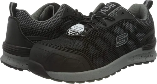 Miniatura 7 de Skechers Tenis industriales de caña media para mujer, Negro, 7