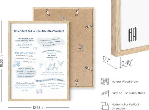 Miniatura 3 de HAUS AND HUES Arte de pared con citas inspiradoras, decoración de oficina, póster motivacional positivo para terapia de oficina