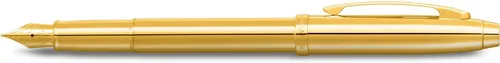 Miniatura 5 de Sheaffer 100 9372 Brillante PVD Gold Pen con PVD Chapado en Oro Bordes (Pluma Estilográfica)