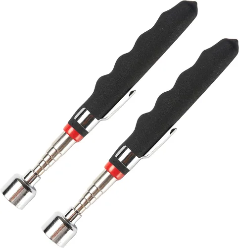 Miniatura 8 de 2 PCS Herramienta Magnética Telescópica de Recogida Extensible 31" 20 lb Bastón Magnético Telescópico que se Extiende - Regalos de Papá