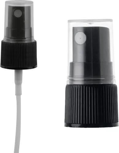 20-410 tamaño de cuello acanalado falda pulverizador de niebla fina en negro o blanco, 2234-50Negro-FBA, Pistola