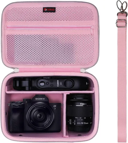 Miniatura 9 de XANAD Bolsa de cámara DSLR para cámaras sin espejo Canon EOS RebelT7/R100/R50/R6 Mark II/R50 V/R8/R10/R6 Mark III/R5 Mark II/RP SLR sin espejo