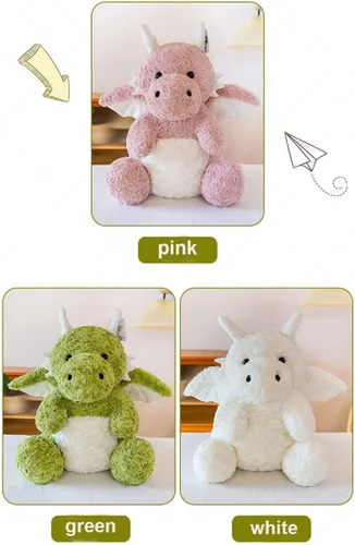 Miniatura 4 de YUKOUQIAN Animales de peluche de felpa (jiaolong fense 27.9 cm)