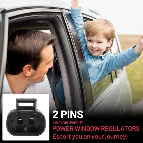 Miniatura 7 de BDFHYK 741-645 Regulador de ventana eléctrica con motor para lado del pasajero delantero derecho para Chevy Silverado, Tahoe, Suburban, Avalanche