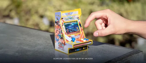 Miniatura 5 de My Arcade Super Street Fighter II Nano Player Pro: 2 Games in 1, 4.8" Video Game Collectible