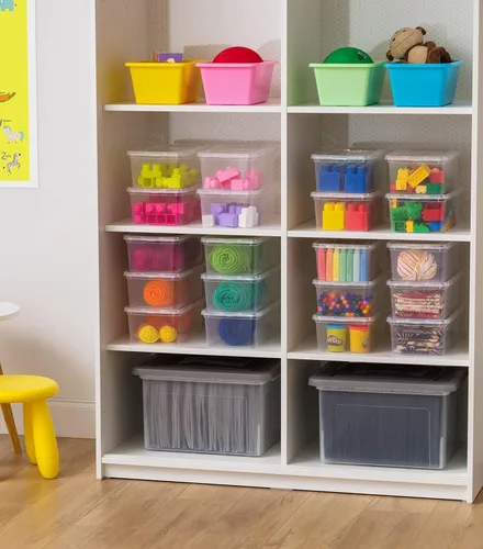 Miniatura 3 de IRIS USA Paquete de 12 contenedores de almacenamiento con tapas, 6 cuartos de galón, transparentes como el cristal, cajas de zapatos, contenedores