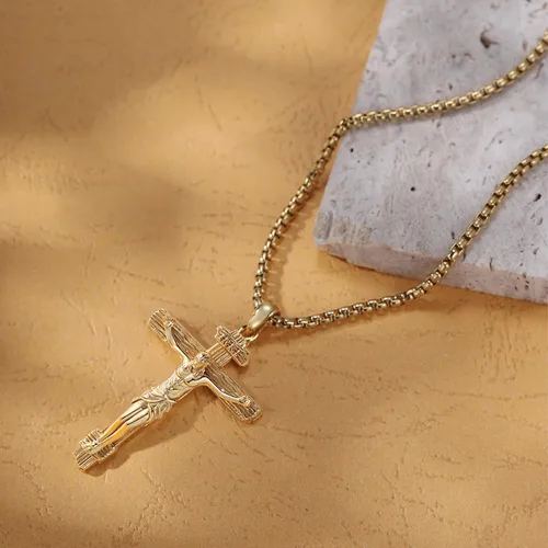 Miniatura 247 de Collar de plata de ley 925 con medalla de San Patrón, colgante de protección católica, amuleto, joyería religiosa para hombres y mujeres