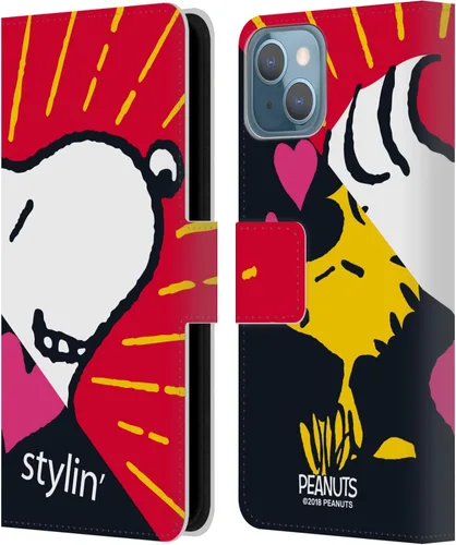 Miniatura 63 de Head Case Designs Funda de piel con licencia oficial de Peanuts Snoopy & Woodstock Balloon Halfs and Laughs para Apple iPhone 7/8/SE 2020 y 2022