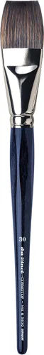 Miniatura 101 de da Vinci Watercolor Series 418 Petit Gris Pur Pincel de Pintura, Estilo Wash/Mop Ardilla Azul Rusa Pura, Tamaño 2 (418-02)