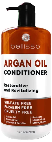 Acondicionador de Aceite de Argán - Sin Sulfatos y Sin Parabenos - Botánicos Marroquíes para Mujeres y Hombres - Solución Profesional Hidratante,