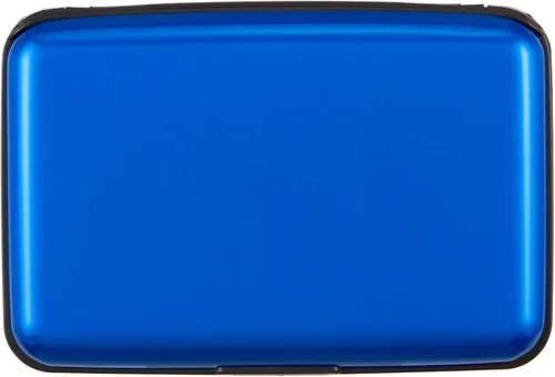 Miniatura 23 de Soporte para tarjetas de crédito, cartera metálica con bloqueo RFID para tarjetas de identificación para mujeres y hombres, funda rígida de aluminio