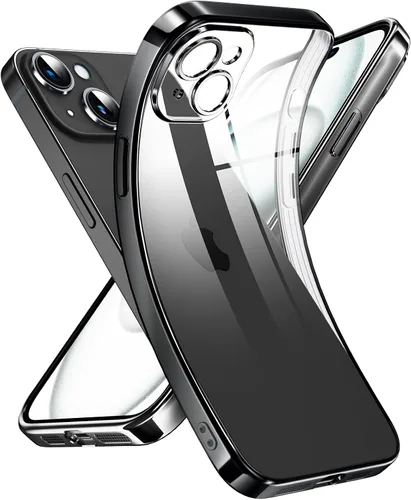 Miniatura 75 de Supdeal Funda transparente para iPhone 13 Pro, no amarillea, protección de cámara, probada en caídas de grado militar, transparente, a prueba