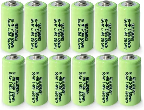 Miniatura 4 de 8 baterías recargables Ni-MH de 2/3AA 1.2V 650mAh para aplicaciones estáticas de alta potencia, ciclomotores eléctricos, medidores, dispositivos RC