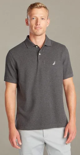 Miniatura 22 de Nautica playera polo clásica de mangas cortas, color sólido, para hombre