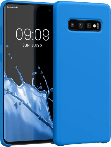 Miniatura 113 de kwmobile Funda compatible con Samsung Galaxy S22 - Funda de silicona TPU con acabado suave - Blue Reef