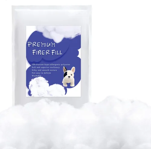Miniatura 11 de BUTUZE Relleno de fibra de poliéster de 60g/2.1oz, relleno de fibra premium para manualidades, relleno de ganchillo de alta resiliencia, relleno