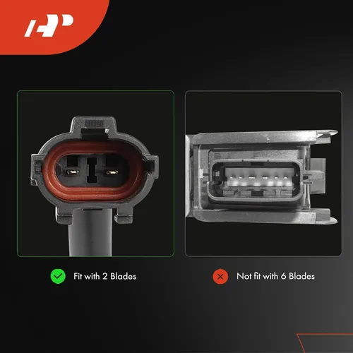 Miniatura 3 de Motor de elevación de ventana eléctrica A-Premium (con conector de 2 pines) Compatible con Hyundai Elantra Coupe 2013, Elantra 2011-2016, Sonata