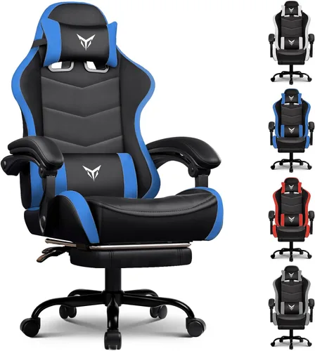 Miniatura 12 de GTPLAYER Silla Gaming, Sillas de Videojuegos Estilo Racing Sillas de Juegos de PC para Adultos - Respaldo Alto Acolchado Ergonómico Reclinable Silla