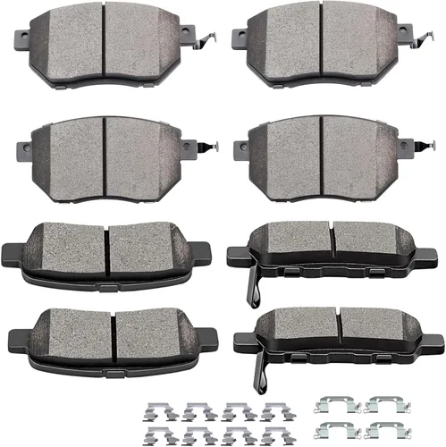 Miniatura 12 de SCITOO - Juego de pastillas de freno de cerámica, 8 pastillas de freno para BMW 740i 1995, 1997-2001, BMW 740i, 1995-2001 para BMW 740iL, 2000-2003