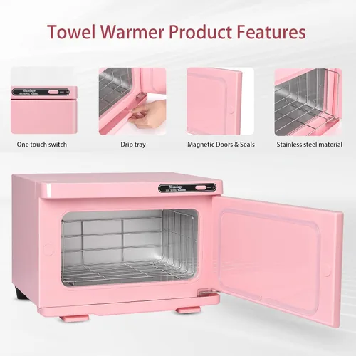 Miniatura 4 de Calentador de toallas calientes de 8 litros, calentador de toallas faciales y de spa, recalentamiento automático, perfecto para esteticistas