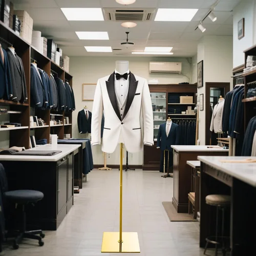 Miniatura 3 de Maniquí Masculino Ajustable con Soporte de Metal Dorado para Exhibición de Ropa en Escaparate