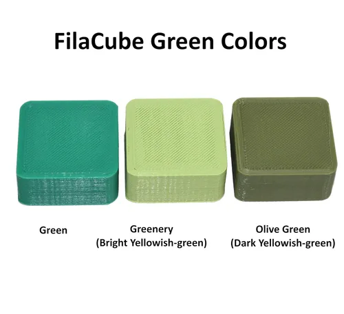 Miniatura 8 de Verdor (Tono Verde-Amarillo) Filamento PLA para Impresora 3D de 1.75mm - FilaCube 1.75 mm 1kg PLA 2 Filamento de Impresión 3D [Hecho en EE.UU.]
