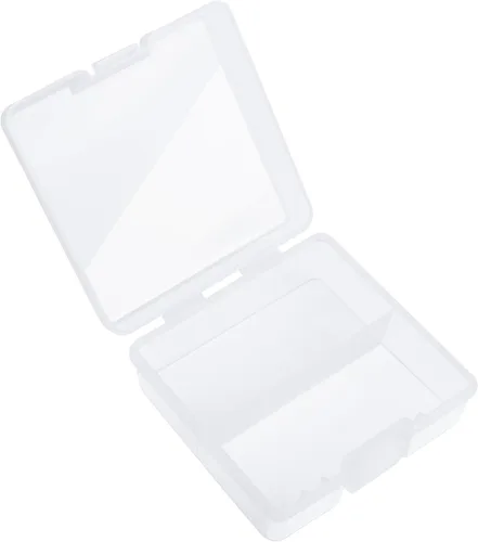 Caja de almacenamiento para baterías, caja organizadora portátil de pilas AAA con capacidad para 100 pilas AAA, plástico aislante color transparente